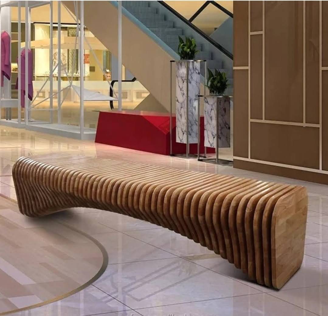 Projeto de interiores com balcão e revestimentos